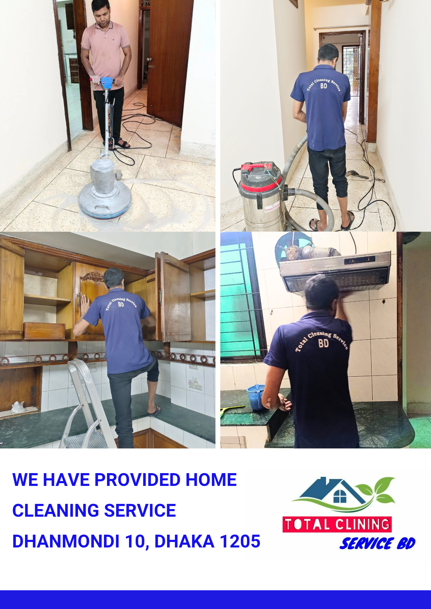 Home deep cleaning service in Dhanmondi 10 Dhaka by Total Cleaning Service BD