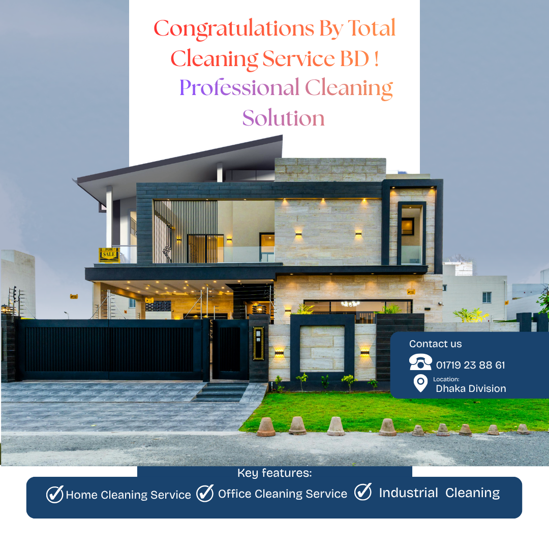 Professional luxury home deep cleaning and floor cleaning service in Dhaka Bangladesh