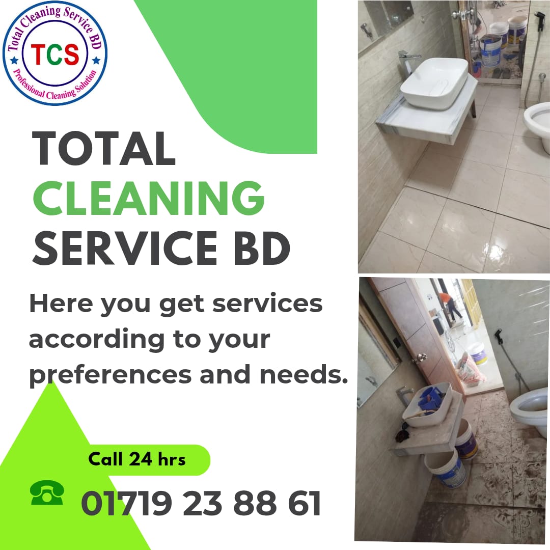 Bathroom deep cleaning service in Dhaka by Total Cleaning Services BD