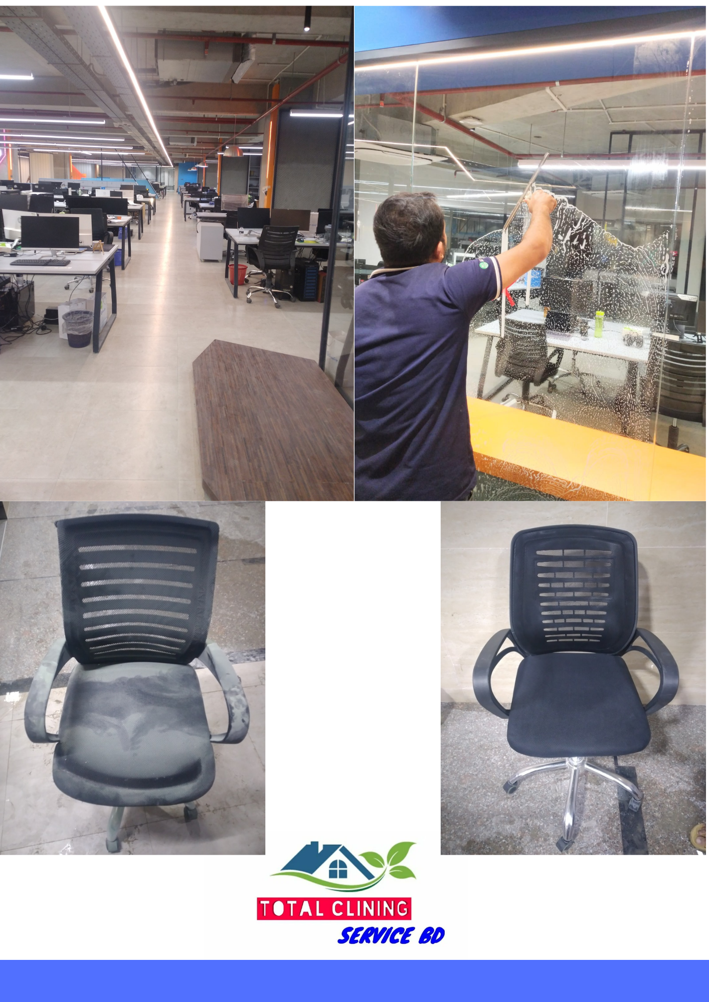 Commercial space deep cleaning service in Bashundhara Dhaka